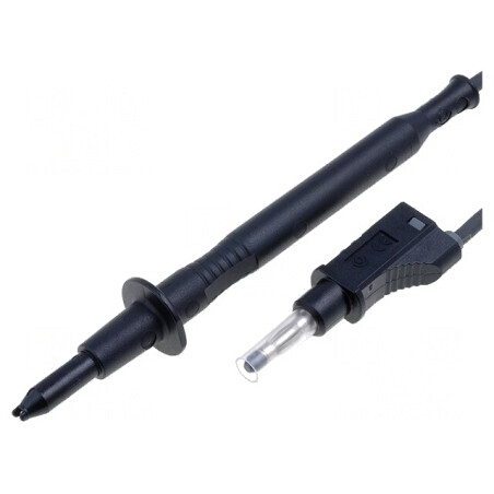 Cablu de măsurare 25A 4mm 1m negru | Electronic-mag.ro | Componente Electronice