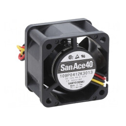 Ventilator axial 12V DC 40x40x28mm 35,4 m3/h 50 dBA cu bilă | Electronic-mag.ro | Componente Electronice