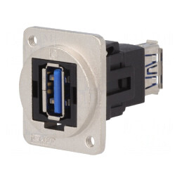 Adaptor USB A Soclu Ambele Părți USB 3.0 Metal | Electronic-mag.ro | Componente Electronice