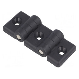 Balama tehnopolimer neagră 89mm pentru profile | Electronic-mag.ro | Componente Electronice