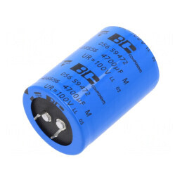 Condensator electrolitic SNAP-IN 4700uF 100VDC 35x50mm 20% | Electronic-mag.ro | Componente Electronice