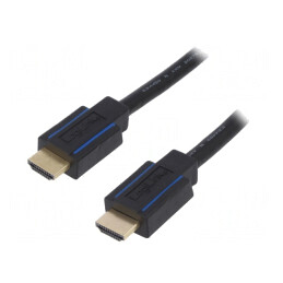 Cablu HDMI 2.0 HDCP 2.2 3m Negru | Electronic-mag.ro | Componente Electronice