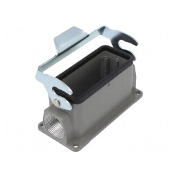 Carcasă pentru Conectori HDC D16B cu Clichet PG21 | Electronic-mag.ro | Componente Electronice