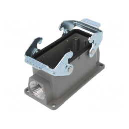Carcasă pentru conectori HDC D16B unghi PG21 | Electronic-mag.ro | Componente Electronice