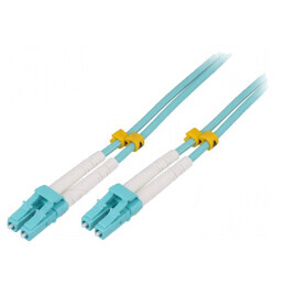 Patch Cord Fibră OM3 LC/UPC 7,5m LSZH | Electronic-mag.ro | Componente Electronice