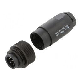 Conector Circular 7-Pin 250V Mufă Tată Lipire | Electronic-mag.ro | Componente Electronice