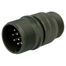 Conector Circular Aliaj Aluminiu 18 MS/DS | Electronic-mag.ro | Componente Electronice