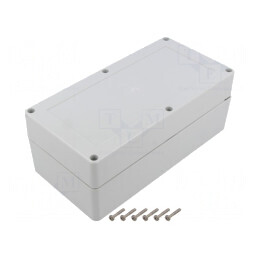 Carcasă Universală cu Bucșă din Alamă 100x200x75mm | Electronic-mag.ro | Componente Electronice