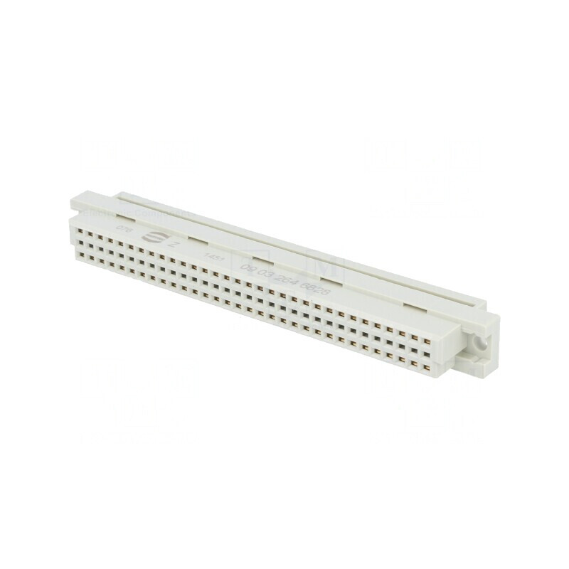Mufă DIN 41612 Tip C Mamă 64 PIN IDC Drept Termoplast 2A | Electronic-mag.ro | Componente Electronice