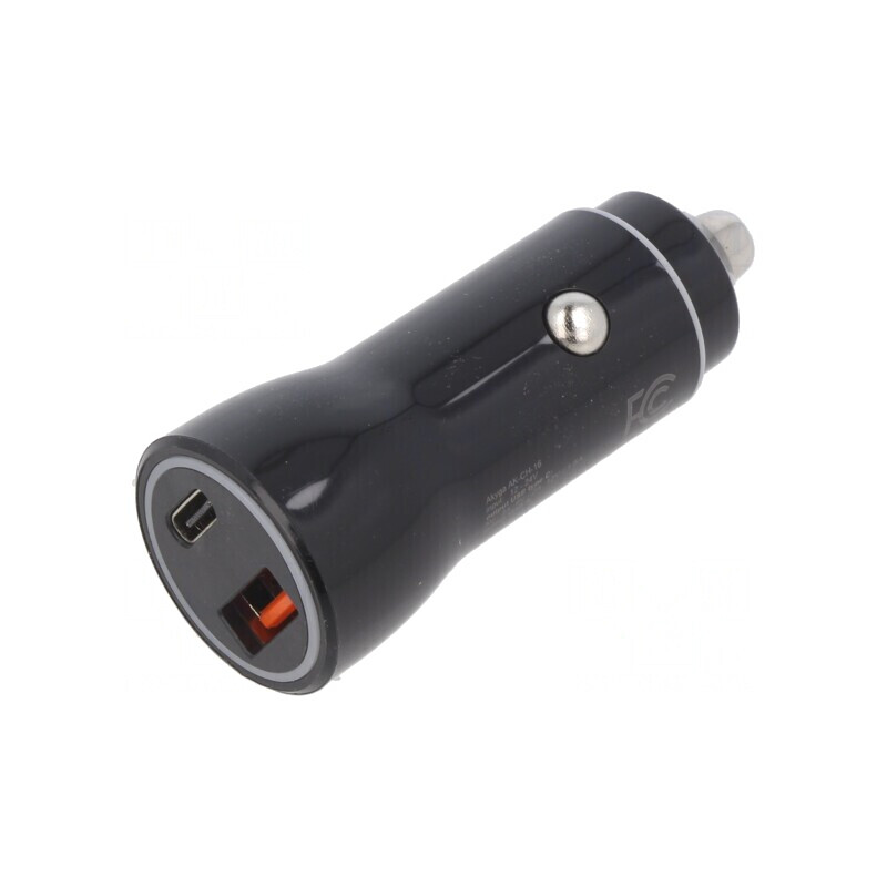 Încărcător Auto USB A și USB C, 12-24VDC | Electronic-mag.ro | Componente Electronice