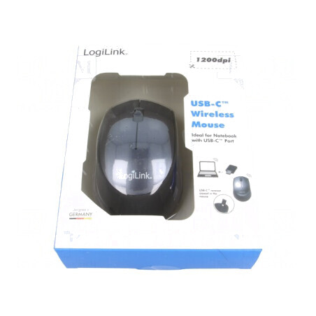 Mouse Optic Wireless USB C Negru/Gri 3 Butoane 10m | Electronic-mag.ro | Componente Electronice