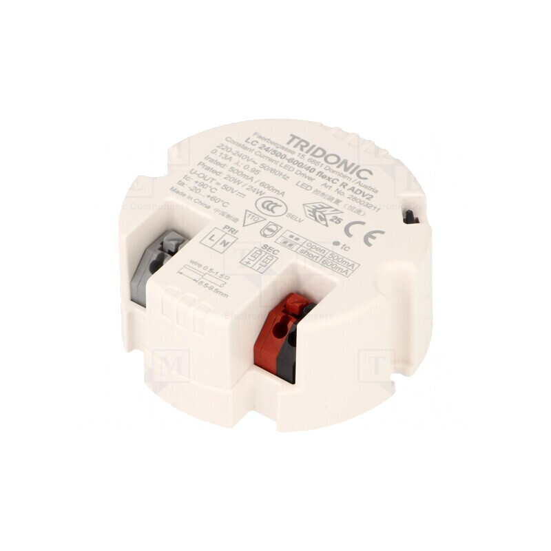 "Alimentator LED 24W 24-40VDC 500-600mA" | Electronic-mag.ro | Componente Electronice "Alimentator LED 24W 24-40VDC 500-600mA" | Electronic-mag.ro | Componente Electronice