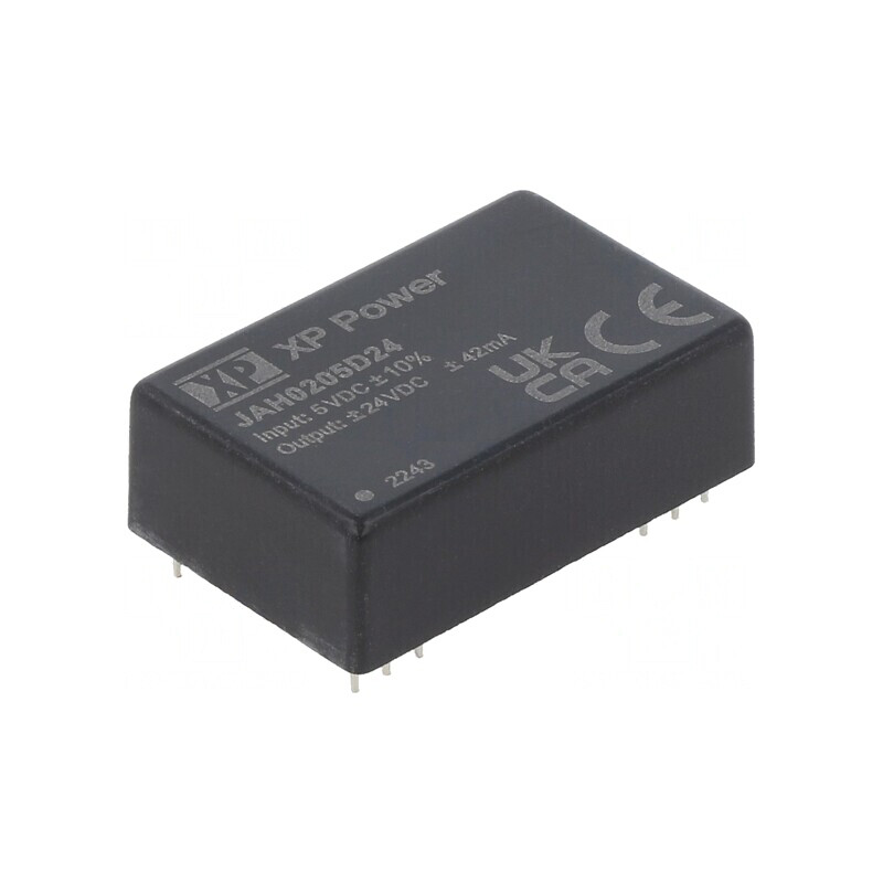 Convertor DC/DC 2W 5V la 24V și -24V DIP24 | Electronic-mag.ro | Componente Electronice Convertor DC/DC 2W 5V la 24V și -24V DIP24 | Electronic-mag.ro | Componente Electronice
