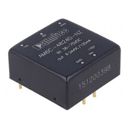 Convertor DC/DC 6W 36-75V la 24V/-24V | Electronic-mag.ro | Componente Electronice