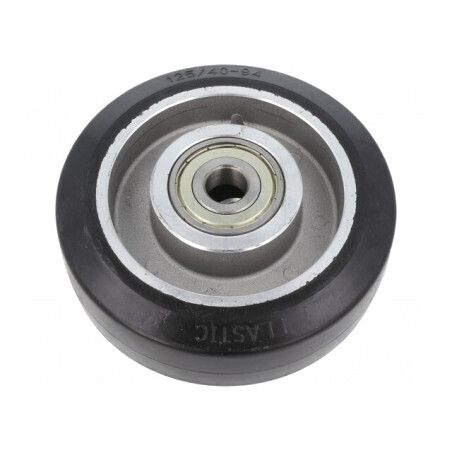 Roată de Transport 125mm Gumă 250kg ALGE | Electronic-mag.ro | Componente Electronice
