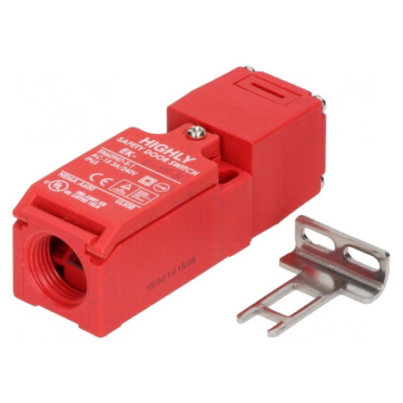 Întrerupător de siguranţă cu cheie roşie EK NC IP65 | Electronic-mag.ro | Componente Electronice