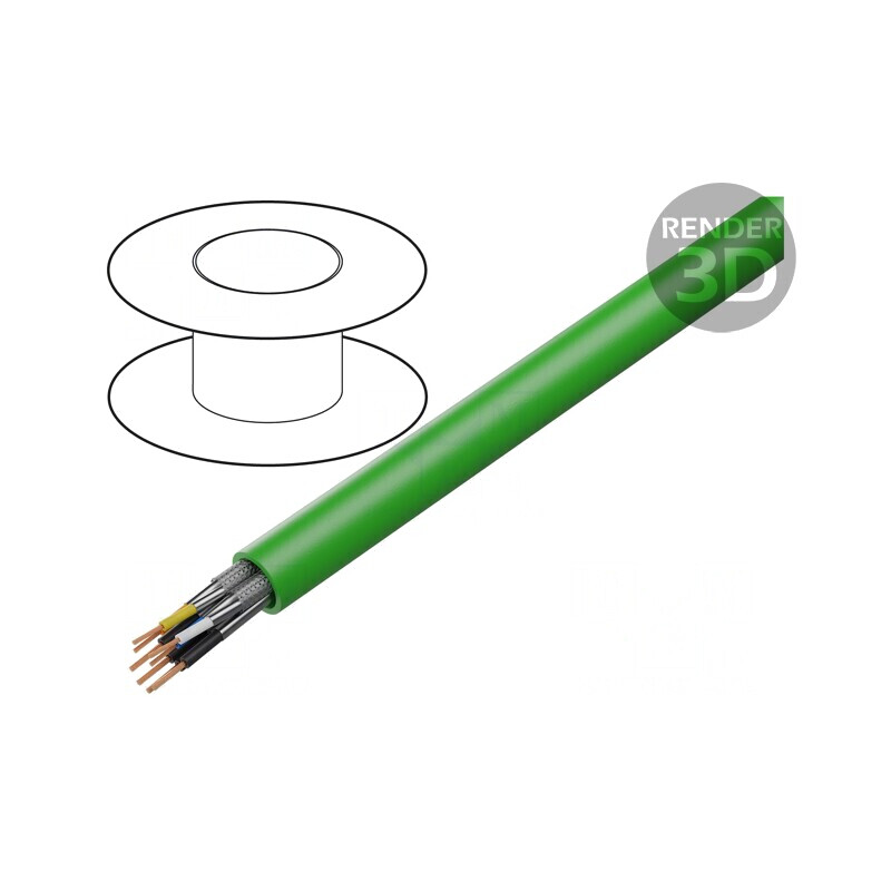 Cablu ETHERLINE® HYBRID Hibrid 5 Lițe Verde 10,3mm | Electronic-mag.ro | Componente Electronice Cablu ETHERLINE® HYBRID Hibrid 5 Lițe Verde 10,3mm | Electronic-mag.ro | Componente Electronice