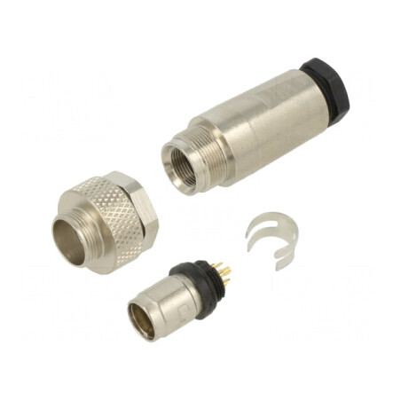 Conector M9 Aurit IP67 4 Pin Pe Cablu 125V | Electronic-mag.ro | Componente Electronice