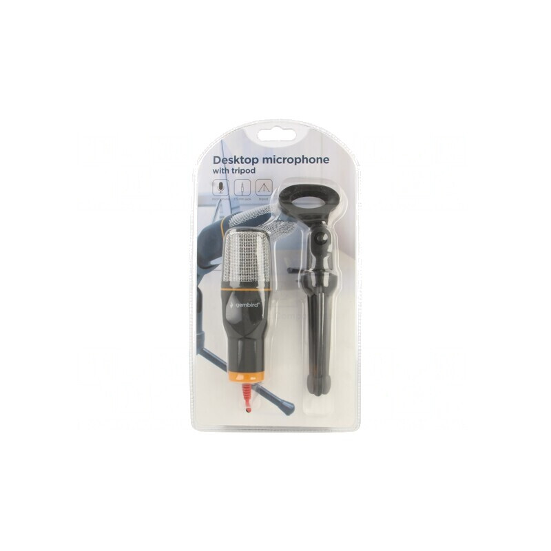 Microfon Negru Jack 3,5mm 1,2m 100Hz-16kHz | Electronic-mag.ro | Componente Electronice