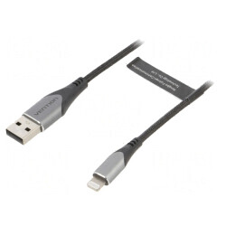 Cablu USB Lightning Apple 1,5m Negru | Electronic-mag.ro | Componente Electronice