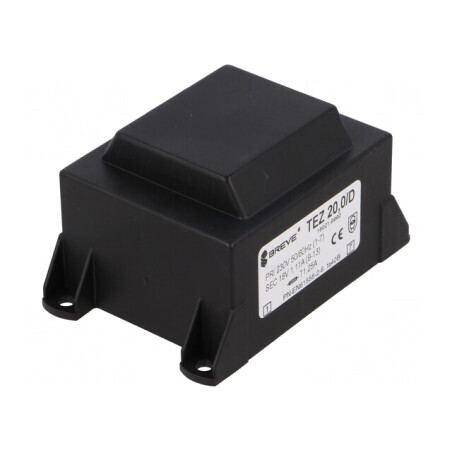 Transformator Încapsulat 20VA 230VAC 18V PCB | Electronic-mag.ro | Componente Electronice