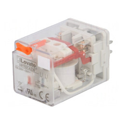 Releu Electromagnetic DPDT 230VAC 10A | Electronic-mag.ro | Componente Electronice