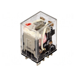 Releu electromagnetic DPDT 230VAC 10A LY2N | Electronic-mag.ro | Componente Electronice