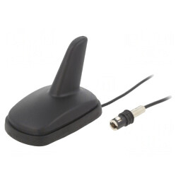 Antena Auto Shark Neagră AM/FM 12V 87-108MHz | Electronic-mag.ro | Componente Electronice