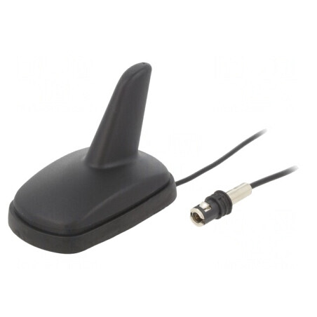 Antena Auto Shark Neagră AM/FM 12V 87-108MHz | Electronic-mag.ro | Componente Electronice