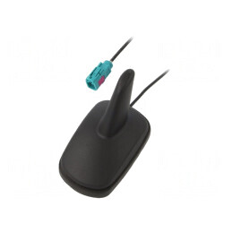 Antena Auto Shark AM/FM cu Amplificator Neagră 12V | Electronic-mag.ro | Componente Electronice