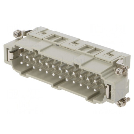 Conector HDC tată 24 pini 16A CSEM 24 | Electronic-mag.ro | Componente Electronice