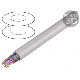 Cablu UNITRONIC® LiHCH (TP) 8x2x0,75mm2 LSZH 60V Gri-Bej