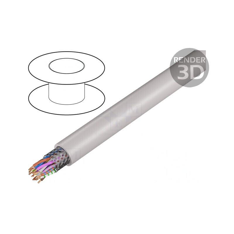 Cablu UNITRONIC® LiHCH (TP) 8x2x0,75mm2 LSZH 60V Gri-Bej | Electronic-mag.ro | Componente Electronice Cablu UNITRONIC® LiHCH (TP) 8x2x0,75mm2 LSZH 60V Gri-Bej | Electronic-mag.ro | Componente Electronice