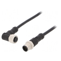 Cablu senzori/automatizări M12-M12 1m 5 pini | Electronic-mag.ro | Componente Electronice