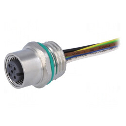 Soclu M12 PIN 5 mamă DeviceNet CANopen cabluri drept | Electronic-mag.ro | Componente Electronice