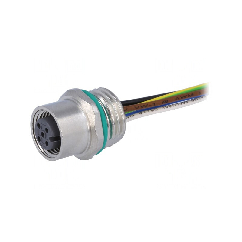 Soclu M12 PIN 5 mamă DeviceNet CANopen cabluri drept | Electronic-mag.ro | Componente Electronice