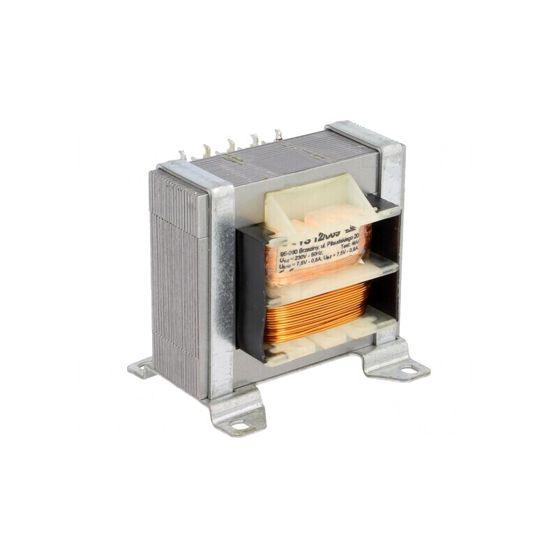 Transformator 12VA 230V AC 7.5V 800mA | Electronic-mag.ro | Componente Electronice