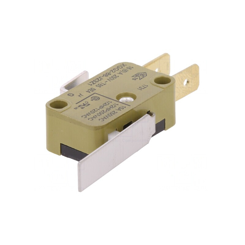Microîntrerupător cu manetă SPDT 16A 250VAC IP40 | Electronic-mag.ro | Componente Electronice