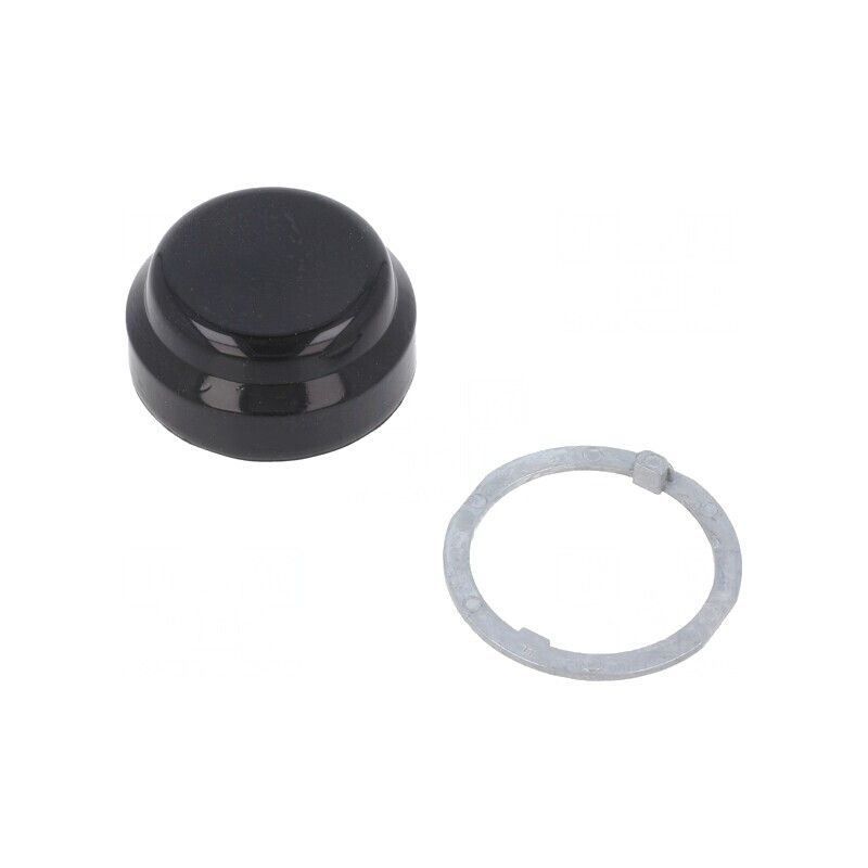 Lentilă Buton Neagră 30mm 9001K | Electronic-mag.ro | Componente Electronice