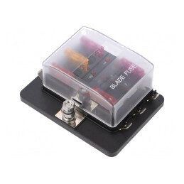 Splitter Alimentare Auto 6 Siguranțe cu LED | Electronic-mag.ro | Componente Electronice