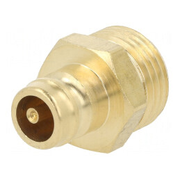 Conector Ștuț cu Supapă Alamă 15 Bar 9mm | Electronic-mag.ro | Componente Electronice