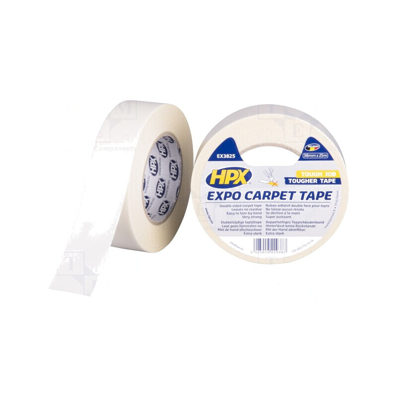 Bandă dublu adezivă albă 38mm x 25m 80°C | Electronic-mag.ro | Componente Electronice Bandă dublu adezivă albă 38mm x 25m 80°C | Electronic-mag.ro | Componente Electronice