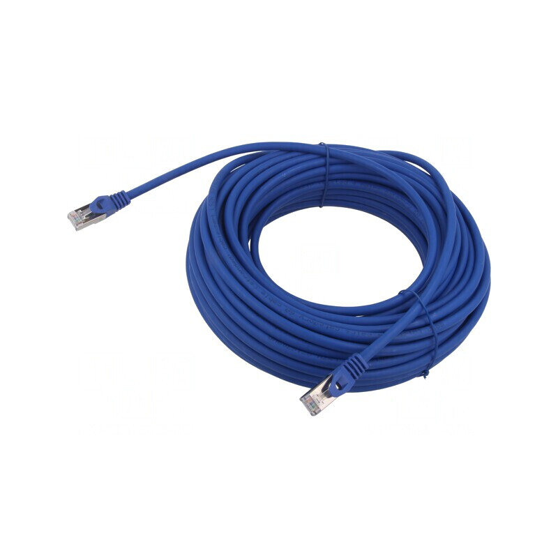 Patch cord S/FTP Cat 6a Cu LSZH Albastru 20m | Electronic-mag.ro | Componente Electronice Patch cord S/FTP Cat 6a Cu LSZH Albastru 20m | Electronic-mag.ro | Componente Electronice