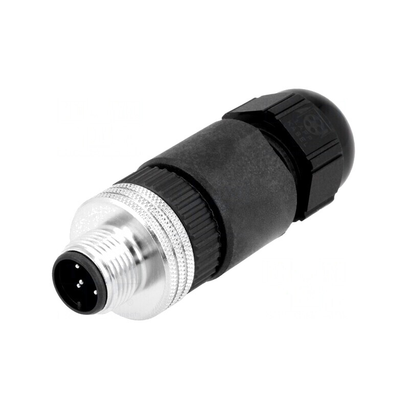 Mufă M12 5 PIN tată pe cablu IP67 | Electronic-mag.ro | Componente Electronice