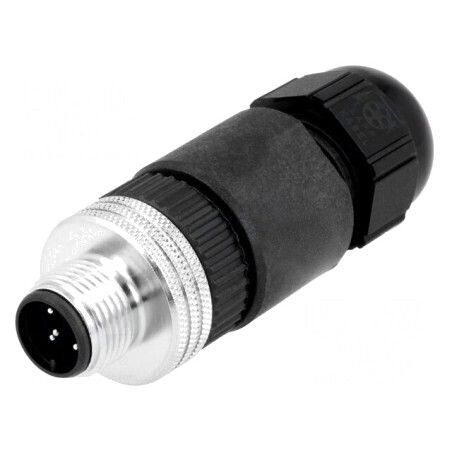 Mufă M12 5 PIN tată pe cablu IP67 | Electronic-mag.ro | Componente Electronice