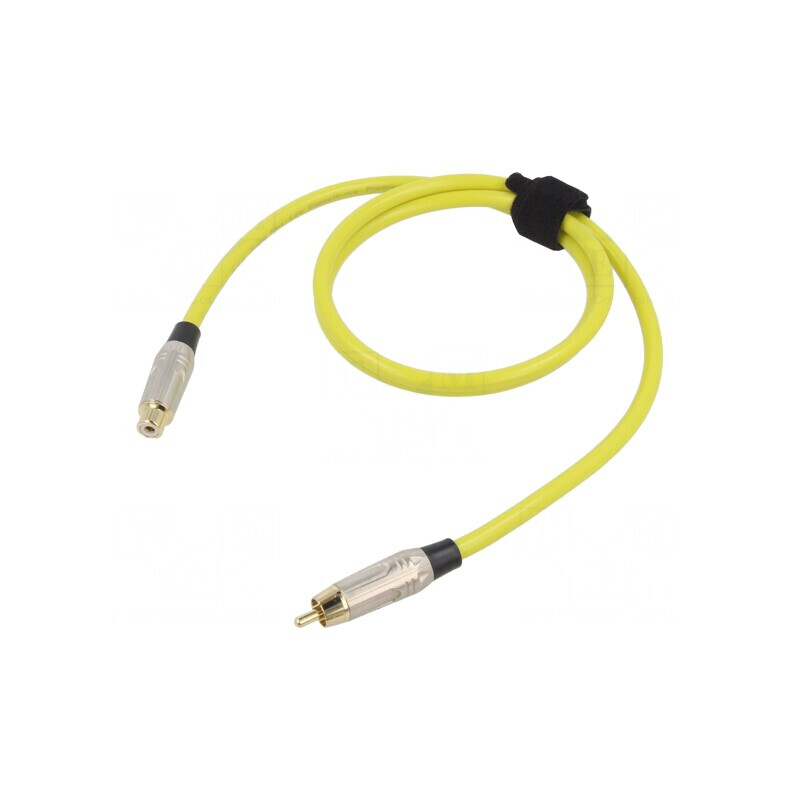 Cablu RCA soclu-mufă aurit 1m | Electronic-mag.ro | Componente Electronice