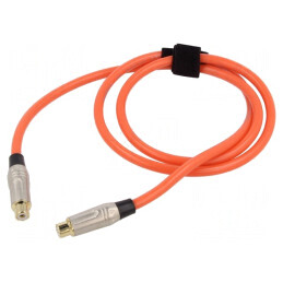 Cablu RCA Soclu Aurit 1m Portocaliu | Electronic-mag.ro | Componente Electronice