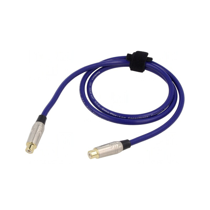 Cablu RCA Aurit Albastru 1m | Electronic-mag.ro | Componente Electronice