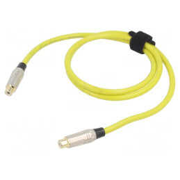 Cablu RCA Soclu Aurit 1m