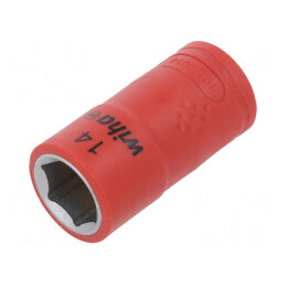 Cheie tubulară izolată HEX 14mm 3/8 45mm | Electronic-mag.ro | Componente Electronice